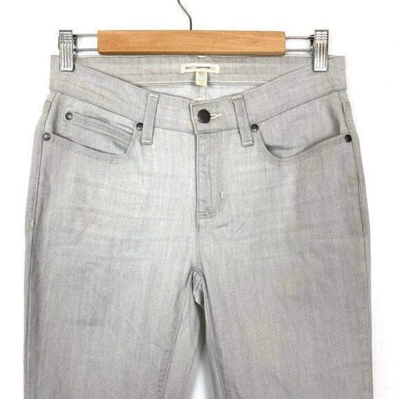 Eileen Fisher Skinny Jeans Gray Stretch Pockets 2 - Picture 2 of 8